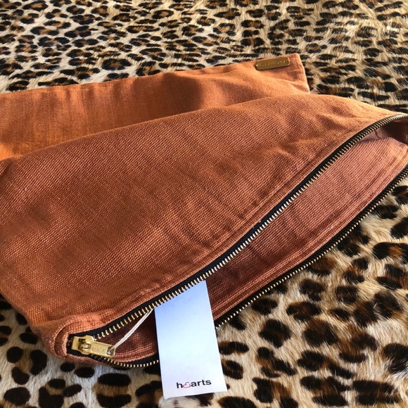 Nubby Cotton Embroidered Handbag / Clutch - Picture 13 of 16